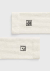 Monogram socks macadamia