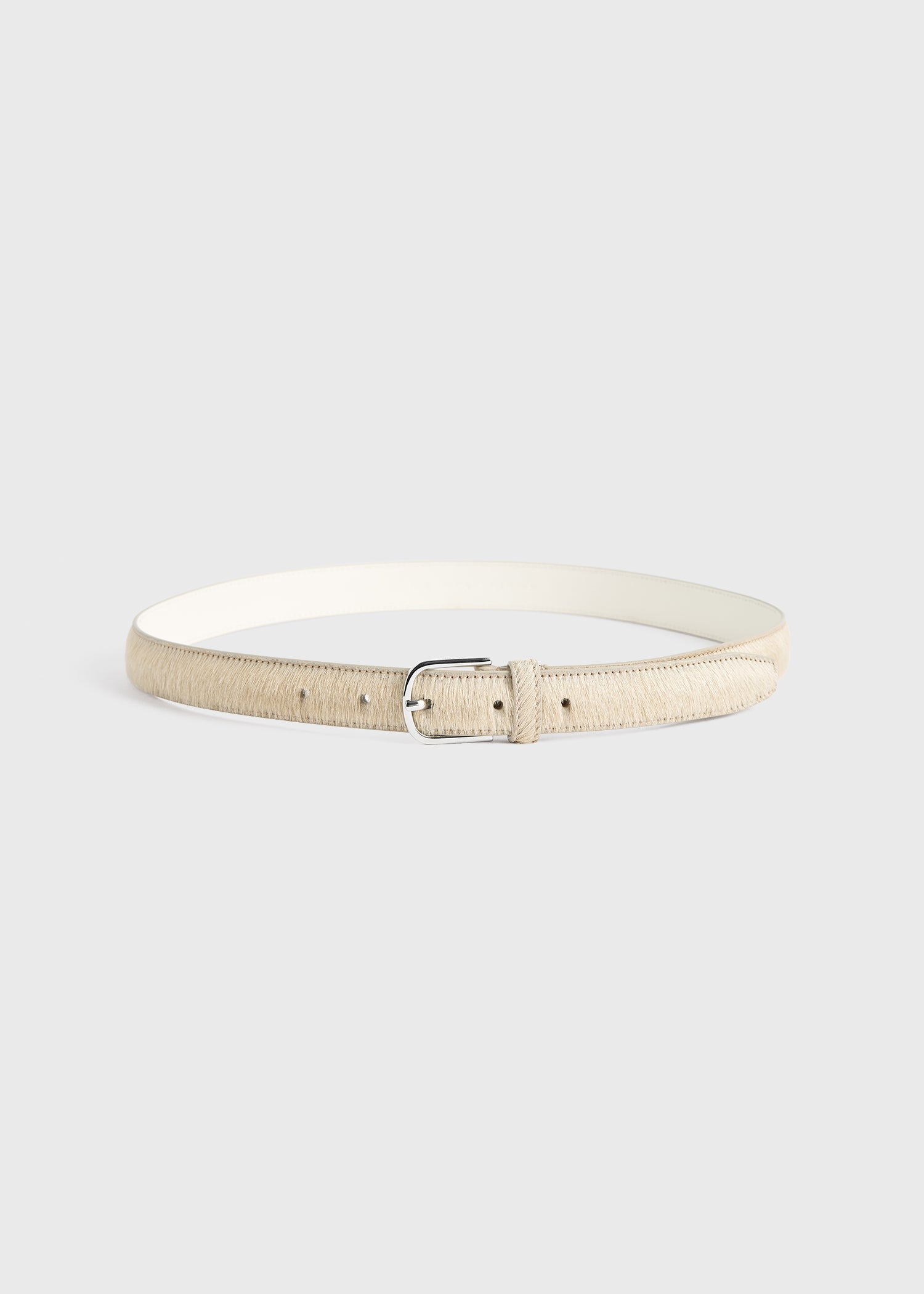 Pony hair belt sand