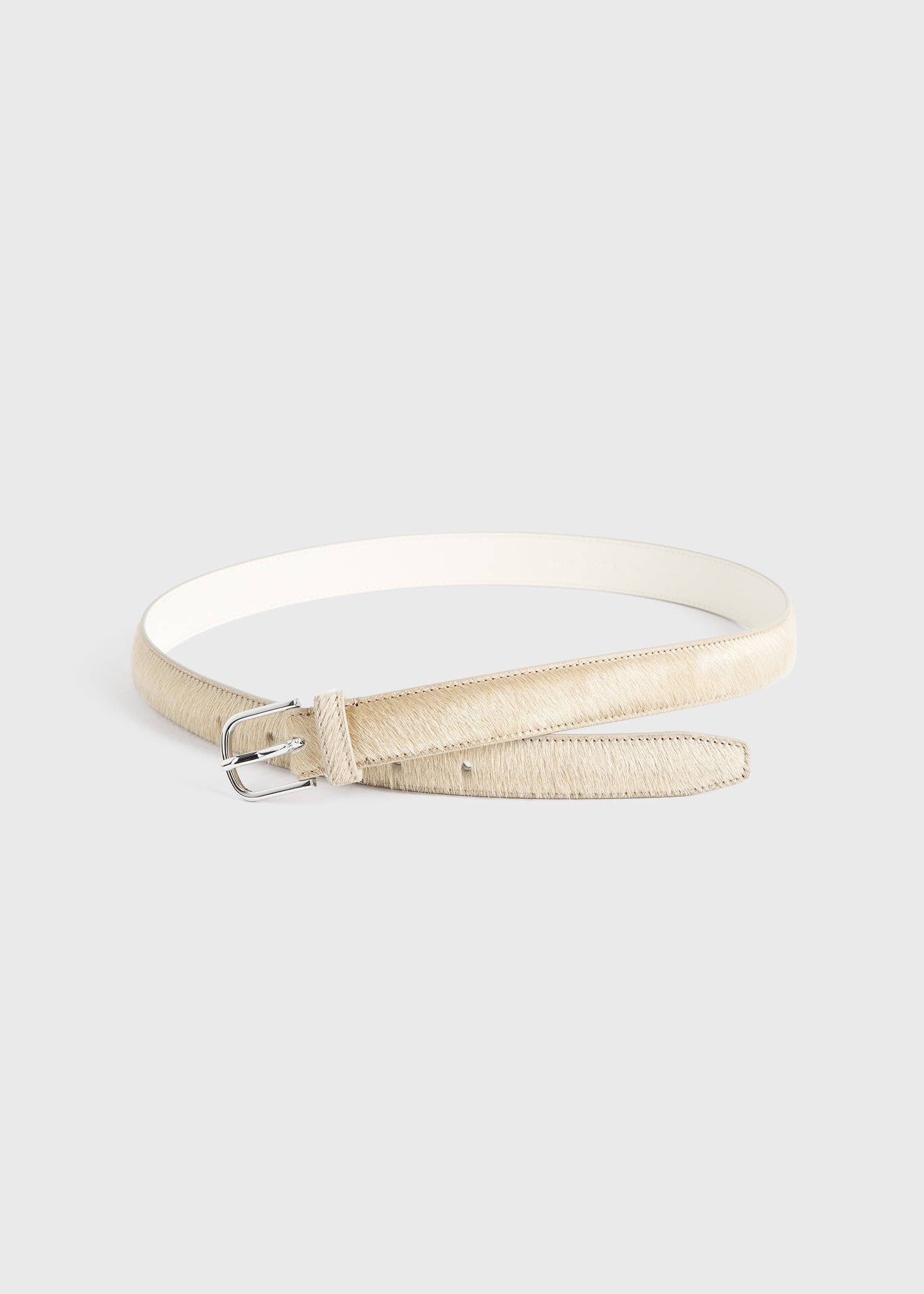 Pony hair belt sand