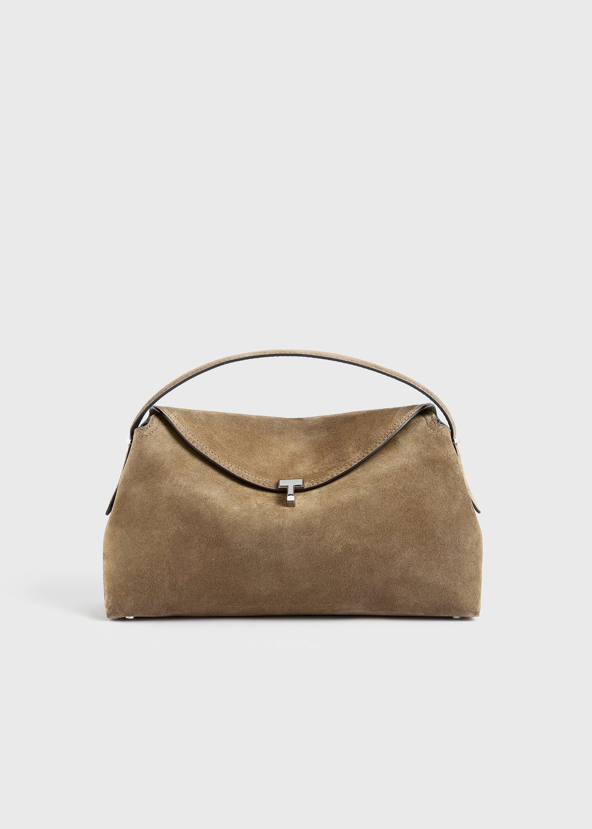 T-lock suede top handle tobacco
