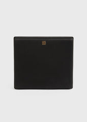 Satin box clutch black