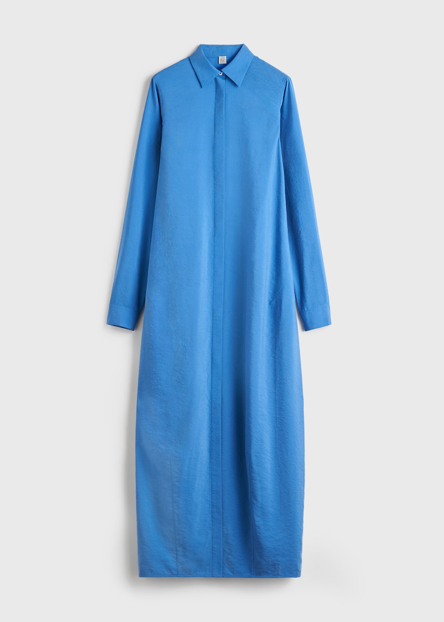 Parachute shirtdress cobalt petite