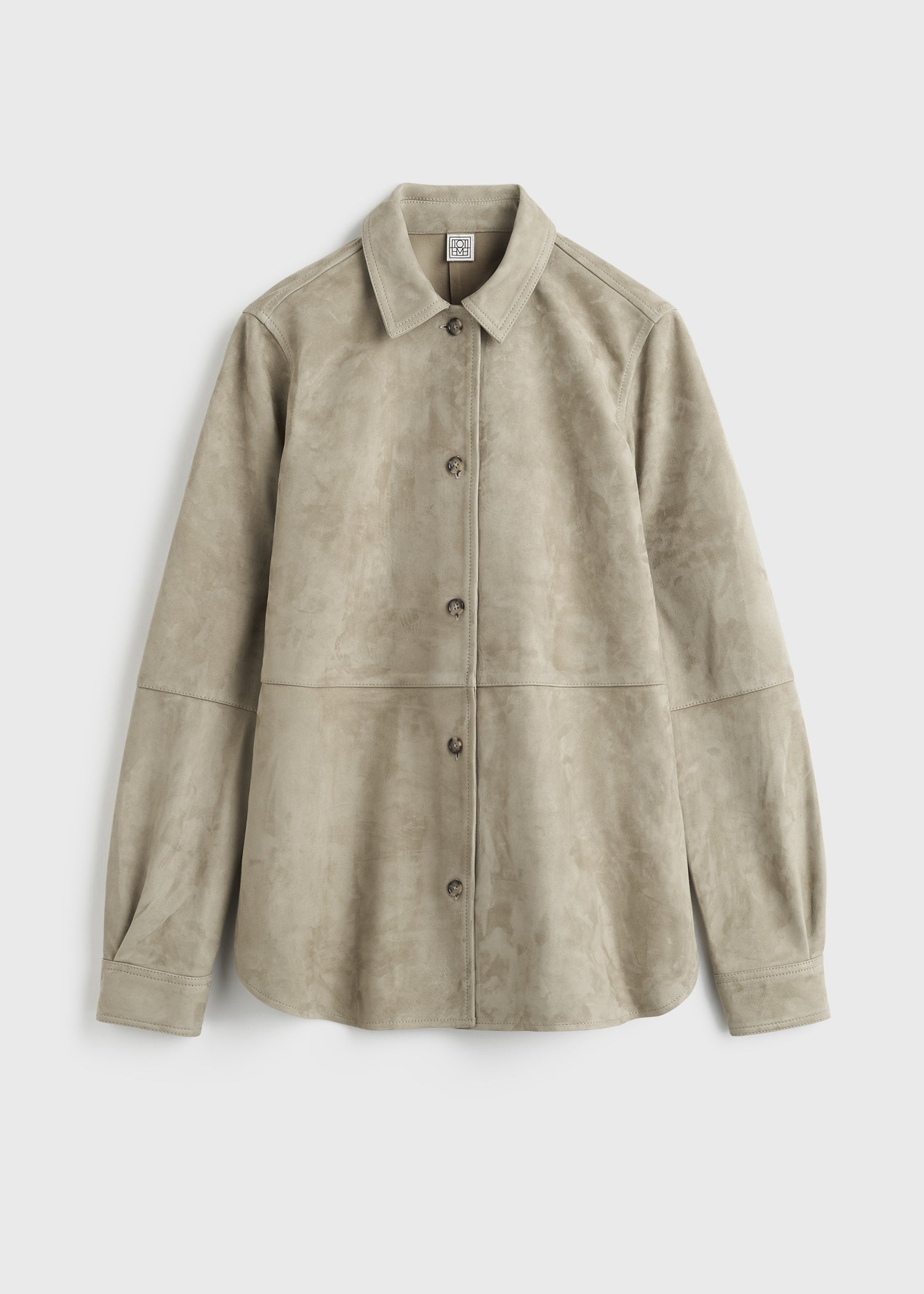 Soft suede shirt desert