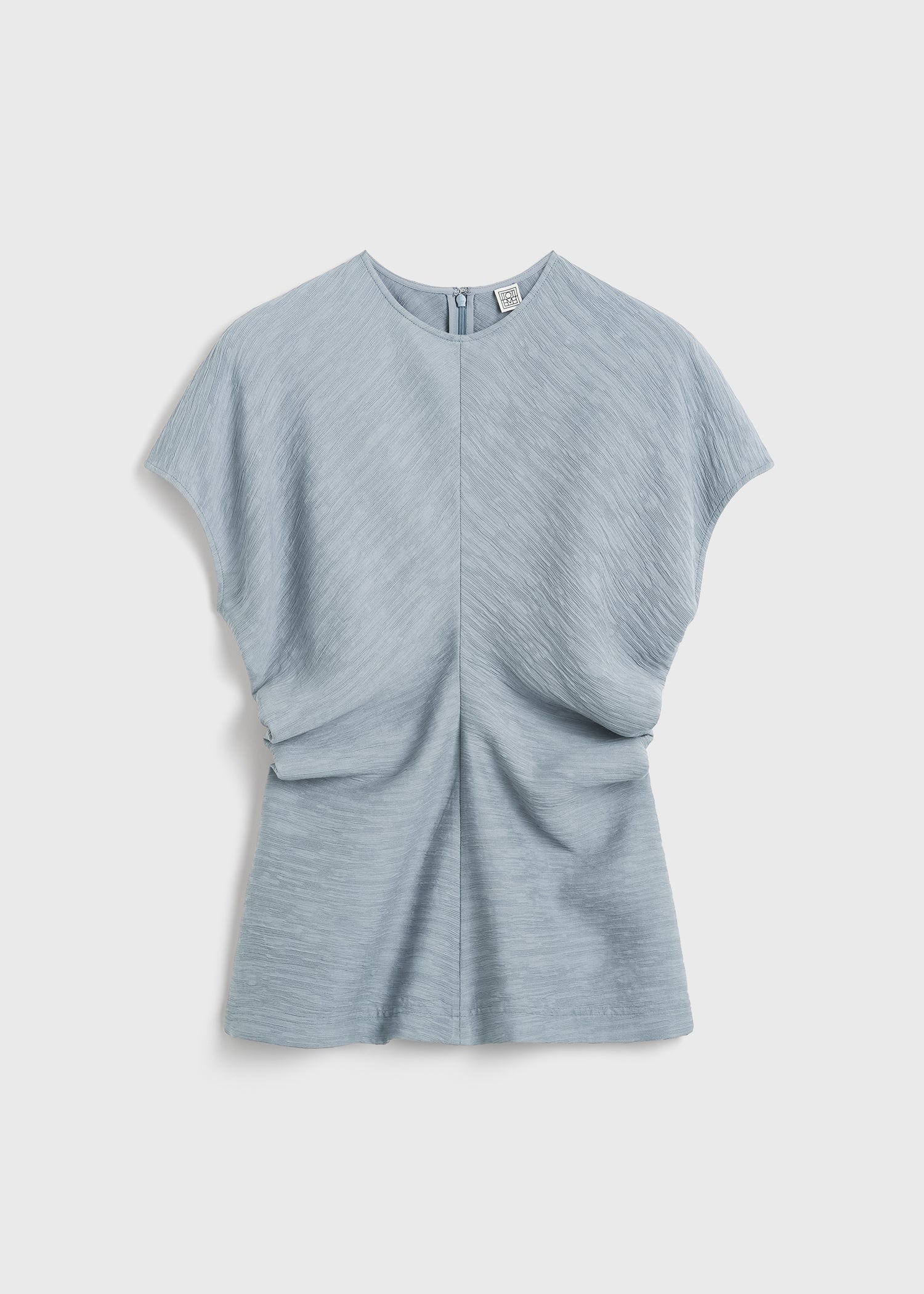 Slouch waist crinkled top mistral