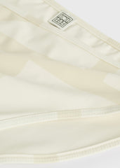 Monogram bikini bottoms ecru/straw