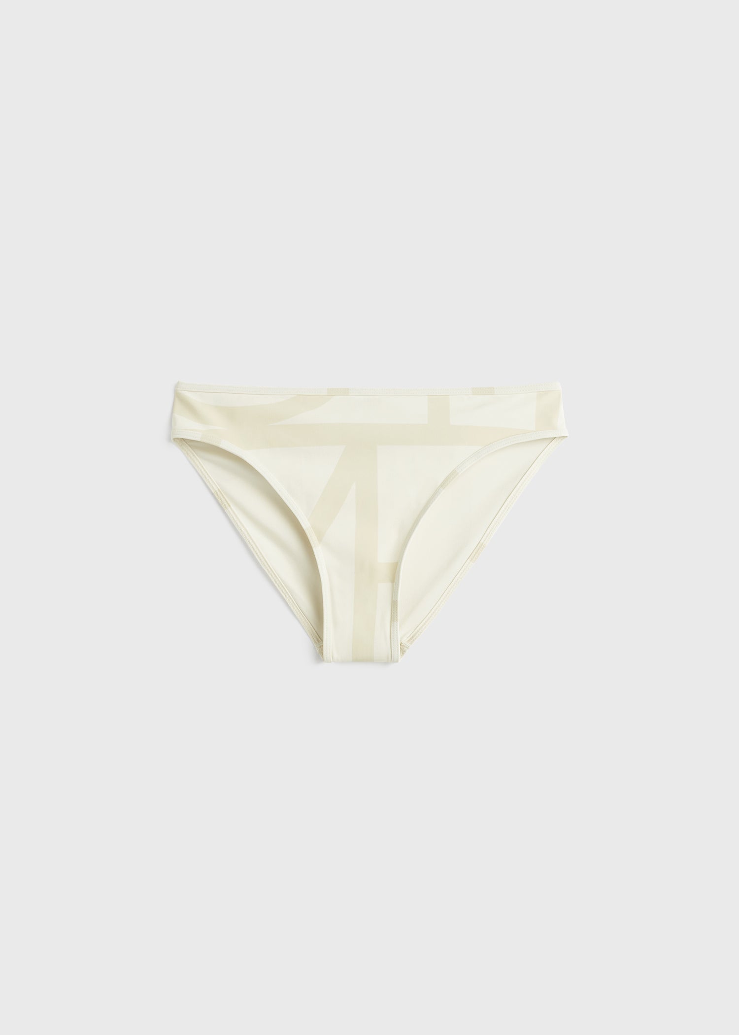 Monogram bikini bottoms ecru/straw
