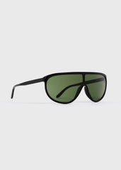 Shield aviator sunglasses black