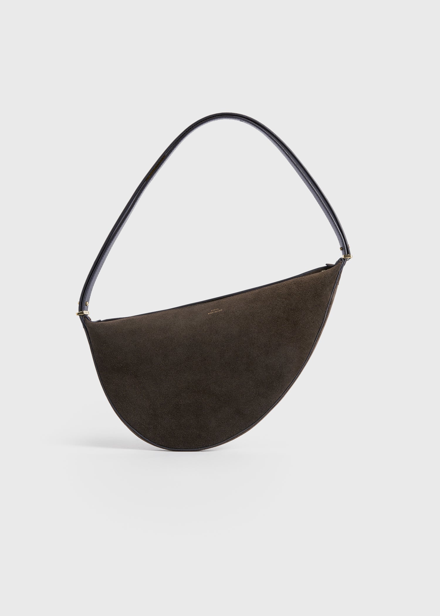 Suede scooped sling pepper