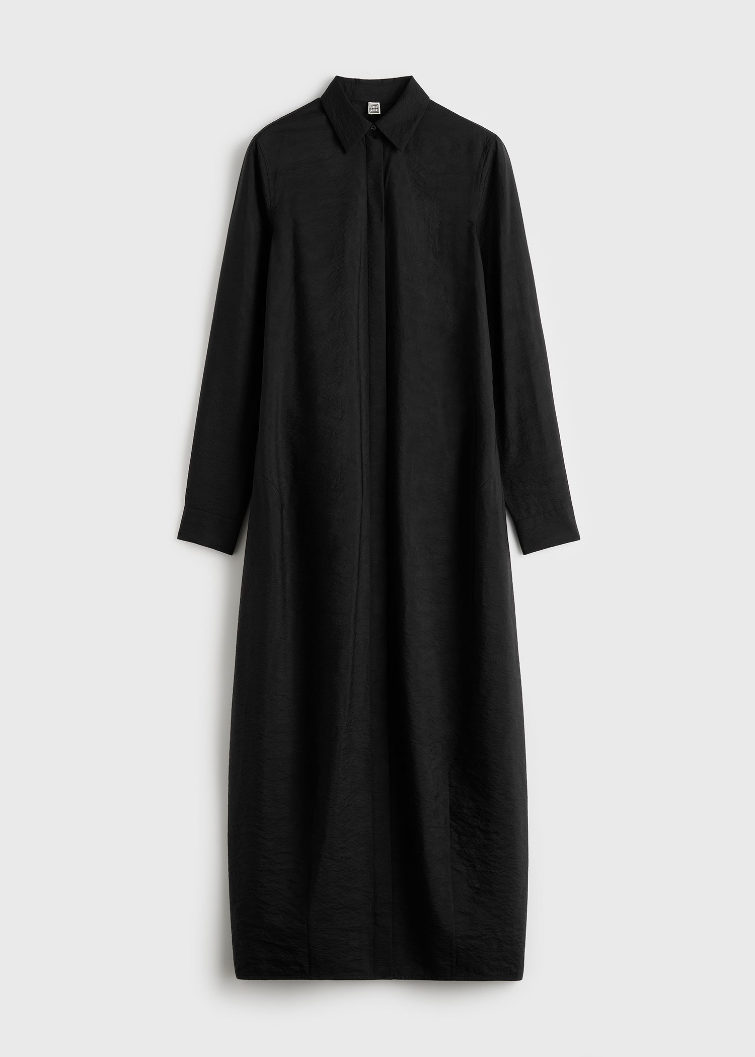 Parachute shirtdress black petite