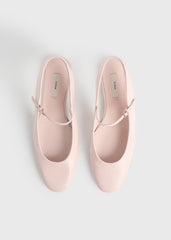 Slingback naplack mary janes flamingo
