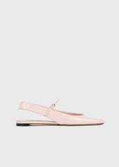 Slingback naplack mary janes flamingo