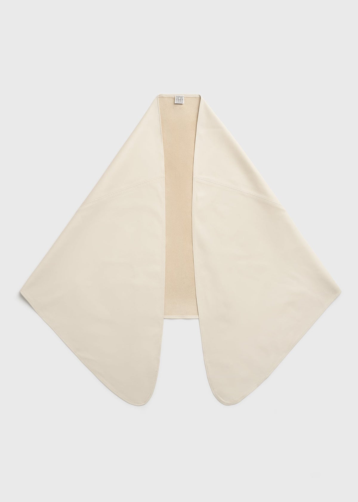Big leather scarf stone