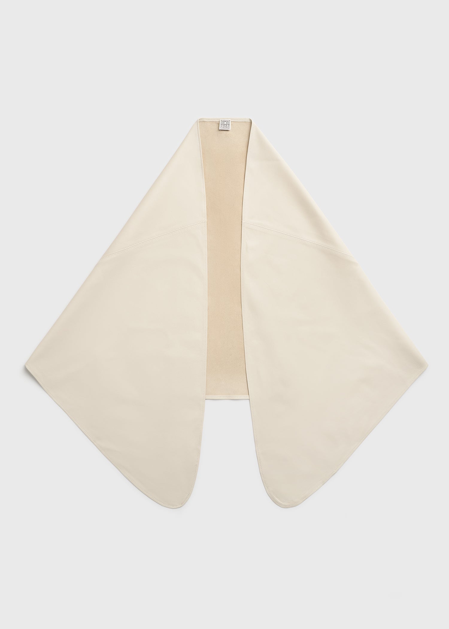 Big leather scarf stone