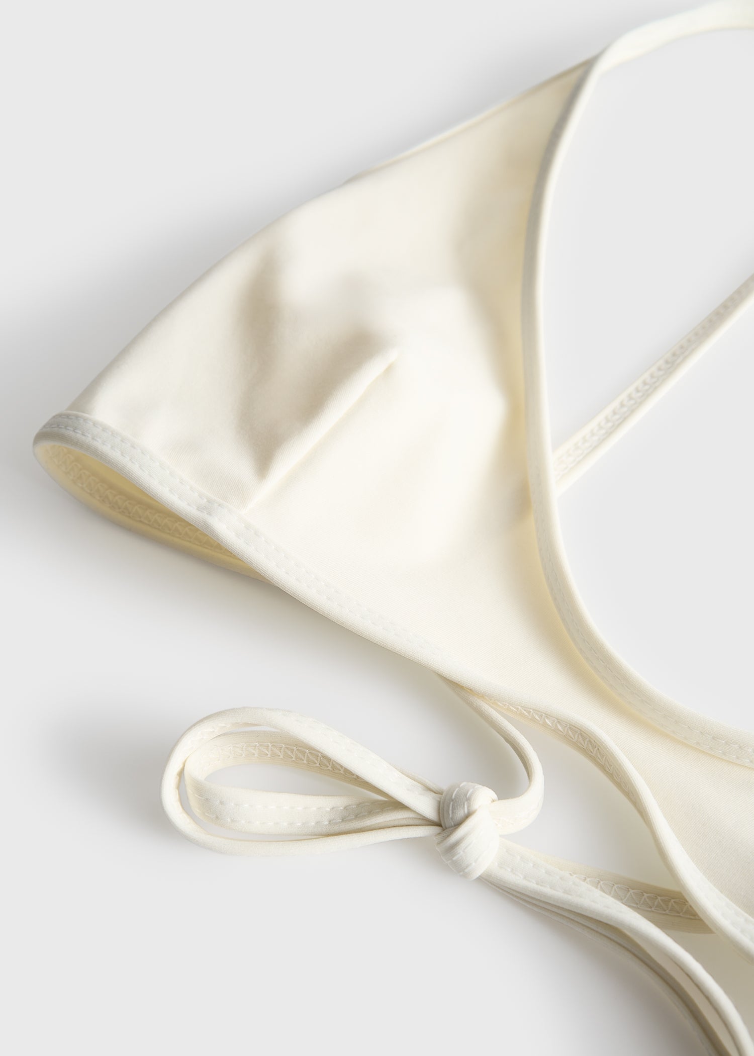 Scoop bikini top ecru