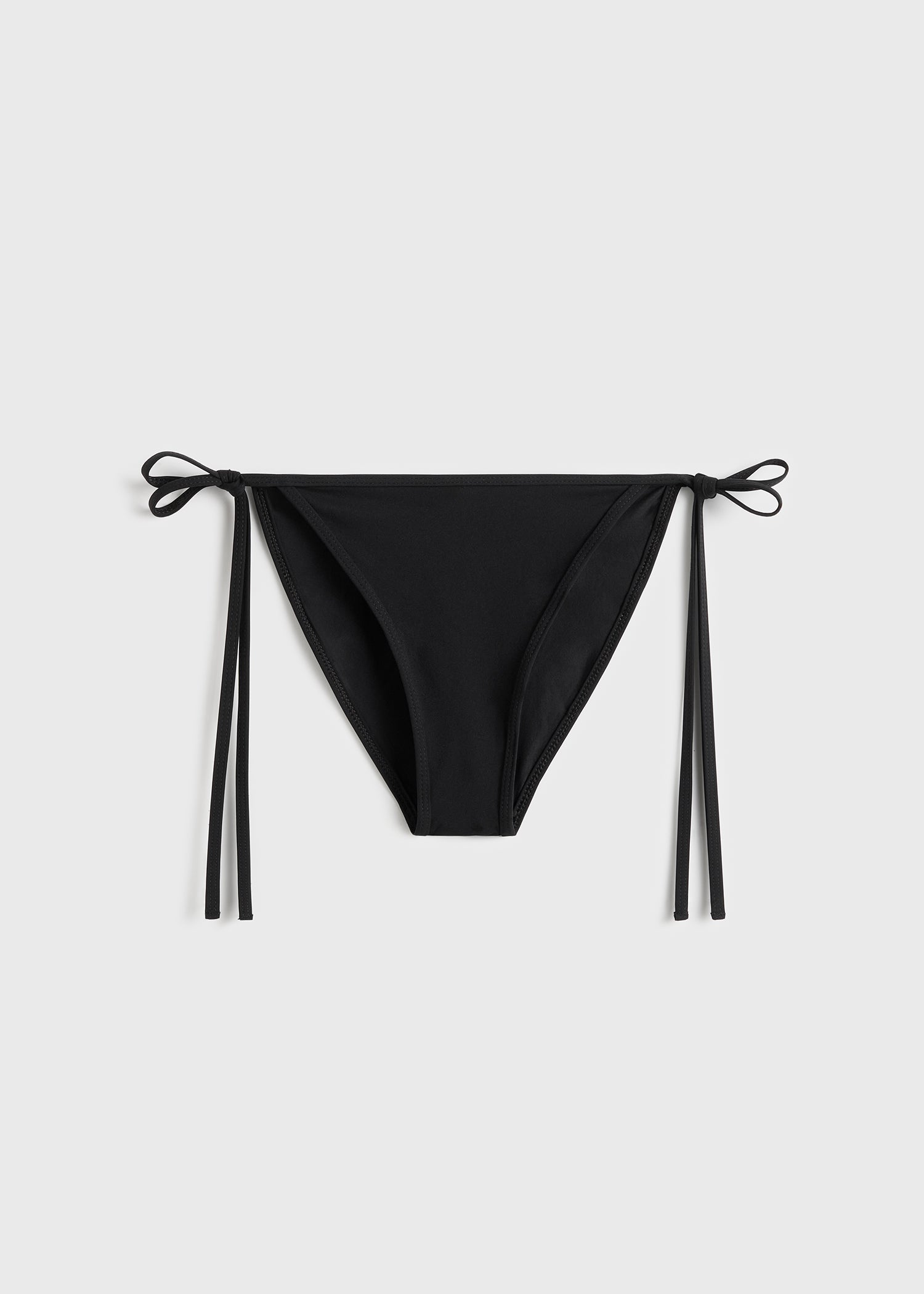 Scoop bikini bottoms black