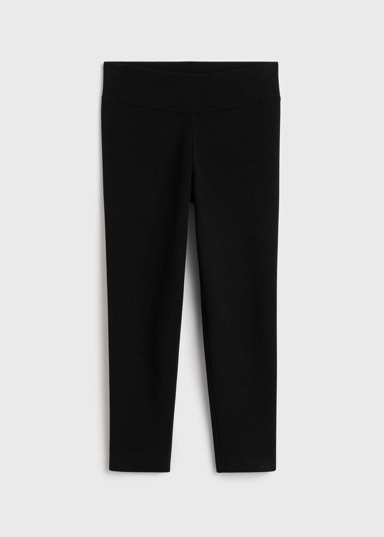 Capri knit leggings black