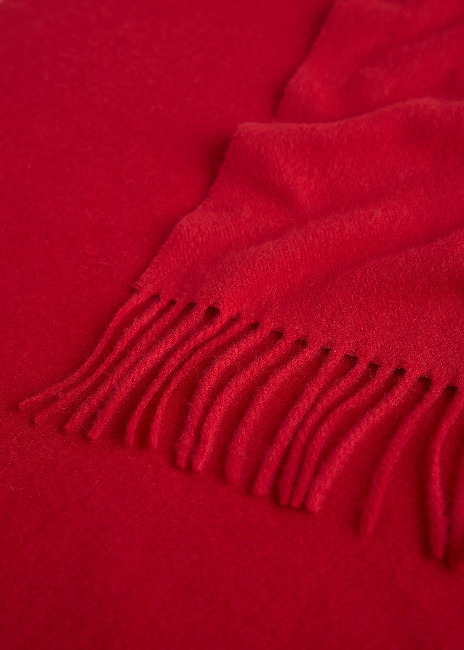 Cashmere scarf red