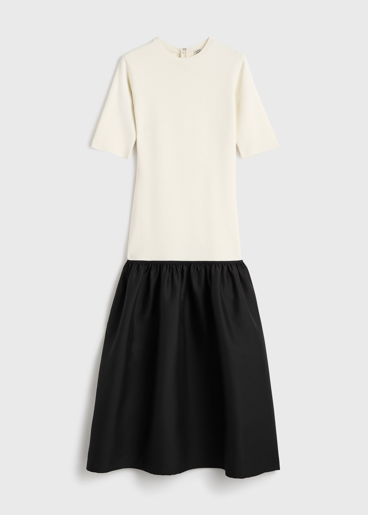 Twinflower tee dress ecru petite