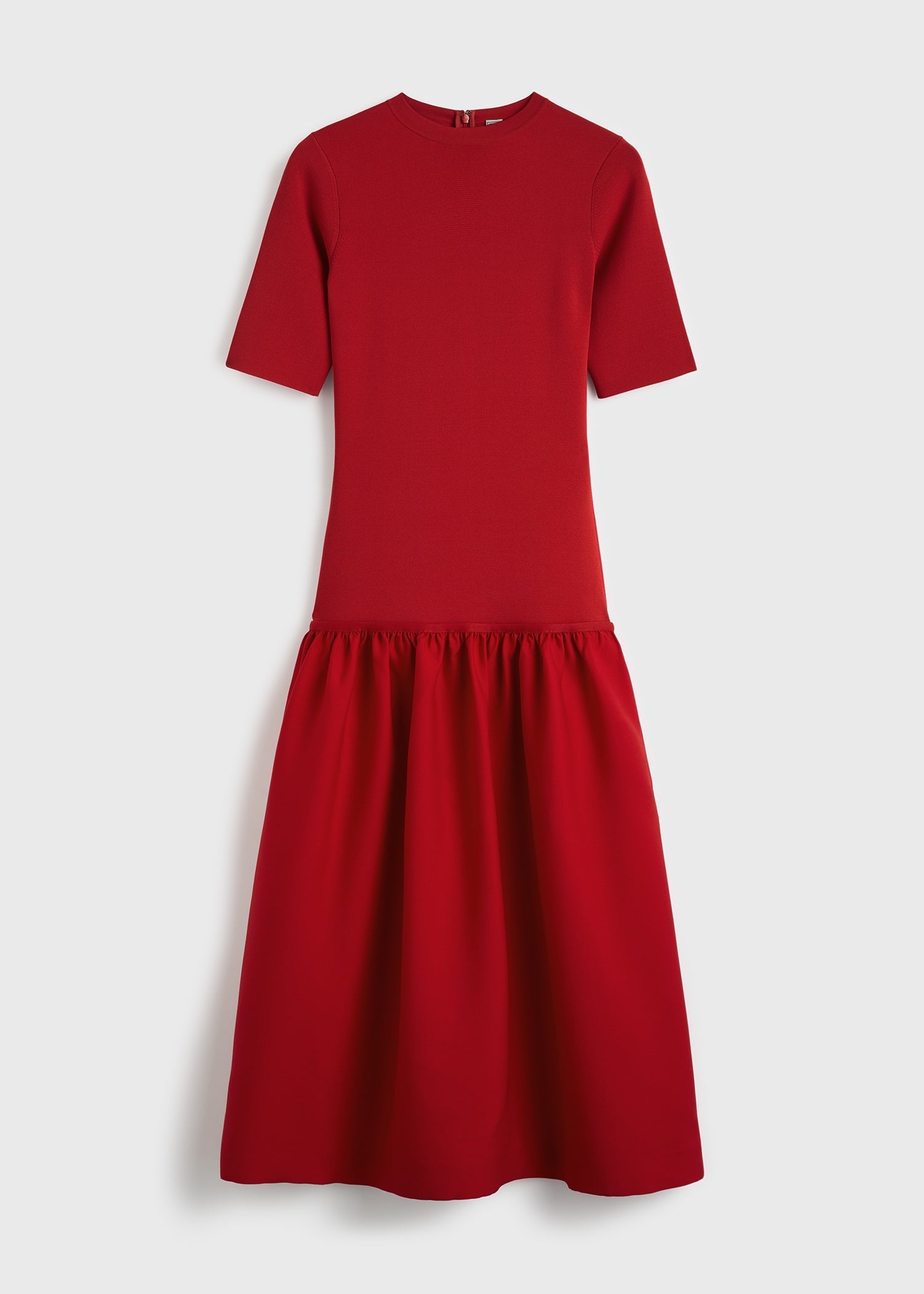 Twinflower tee dress poppy