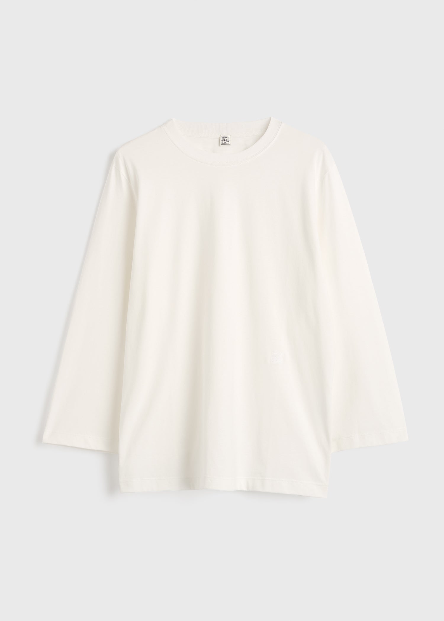 Wide-sleeve tee white