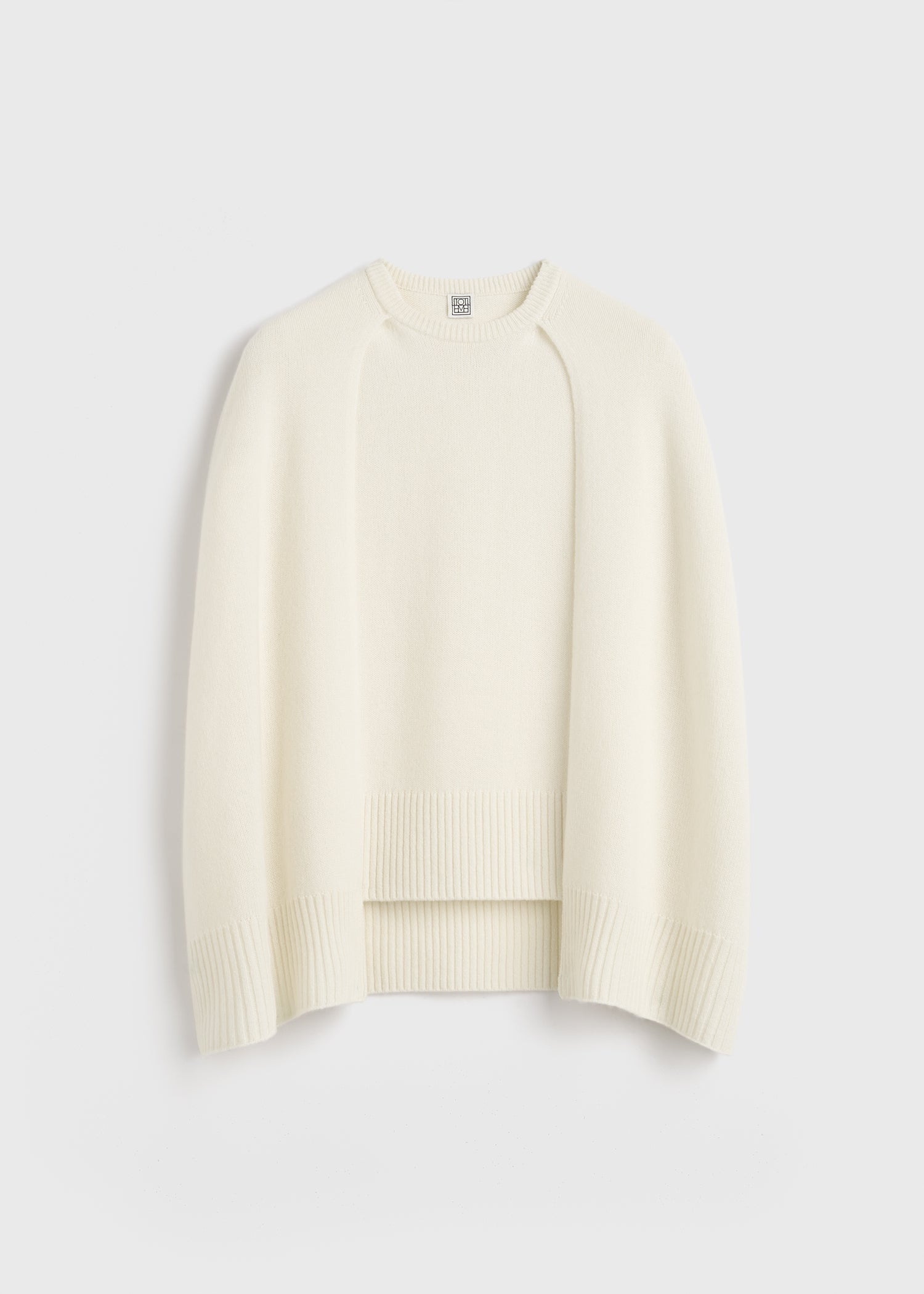 Crew cape knit ecru