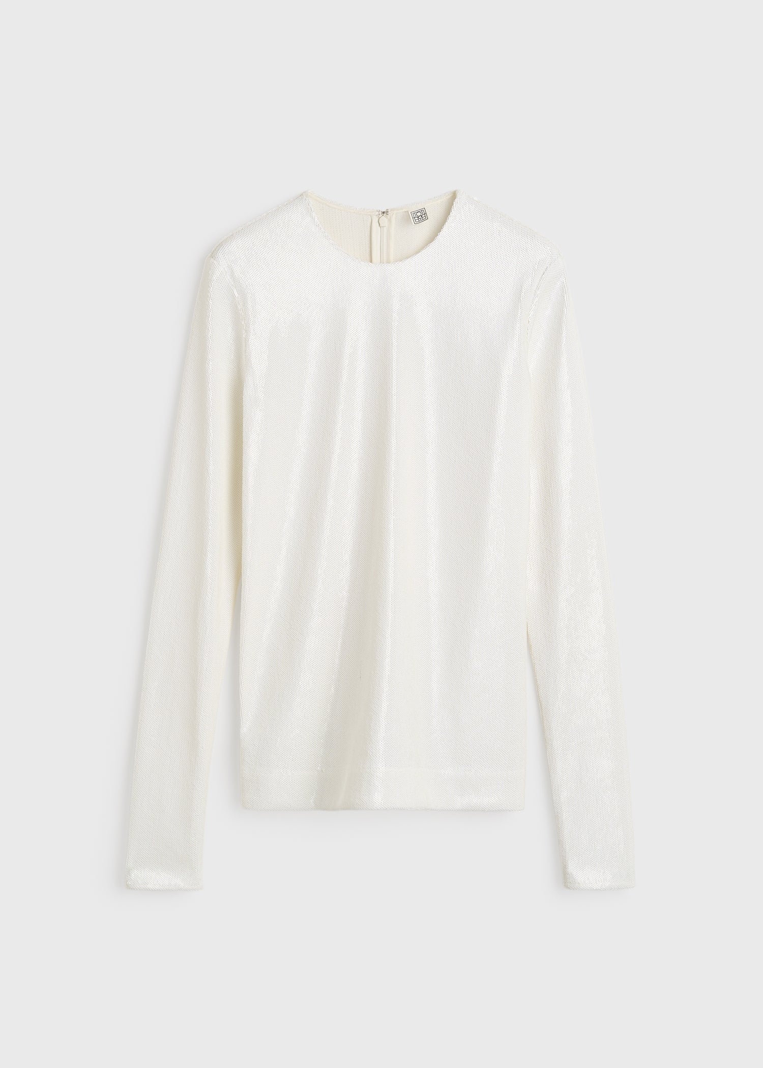 Sequin top white
