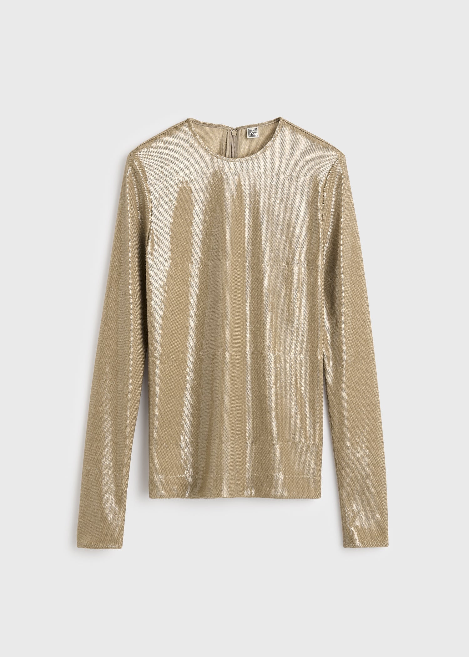 Sequin top latte