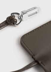 Leather keyring bark