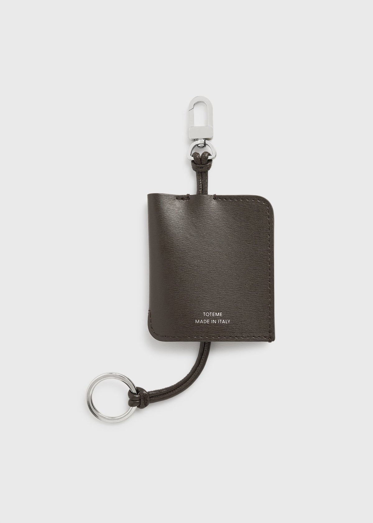 Leather keyring bark