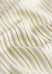 Striped silk scarf beige/brown