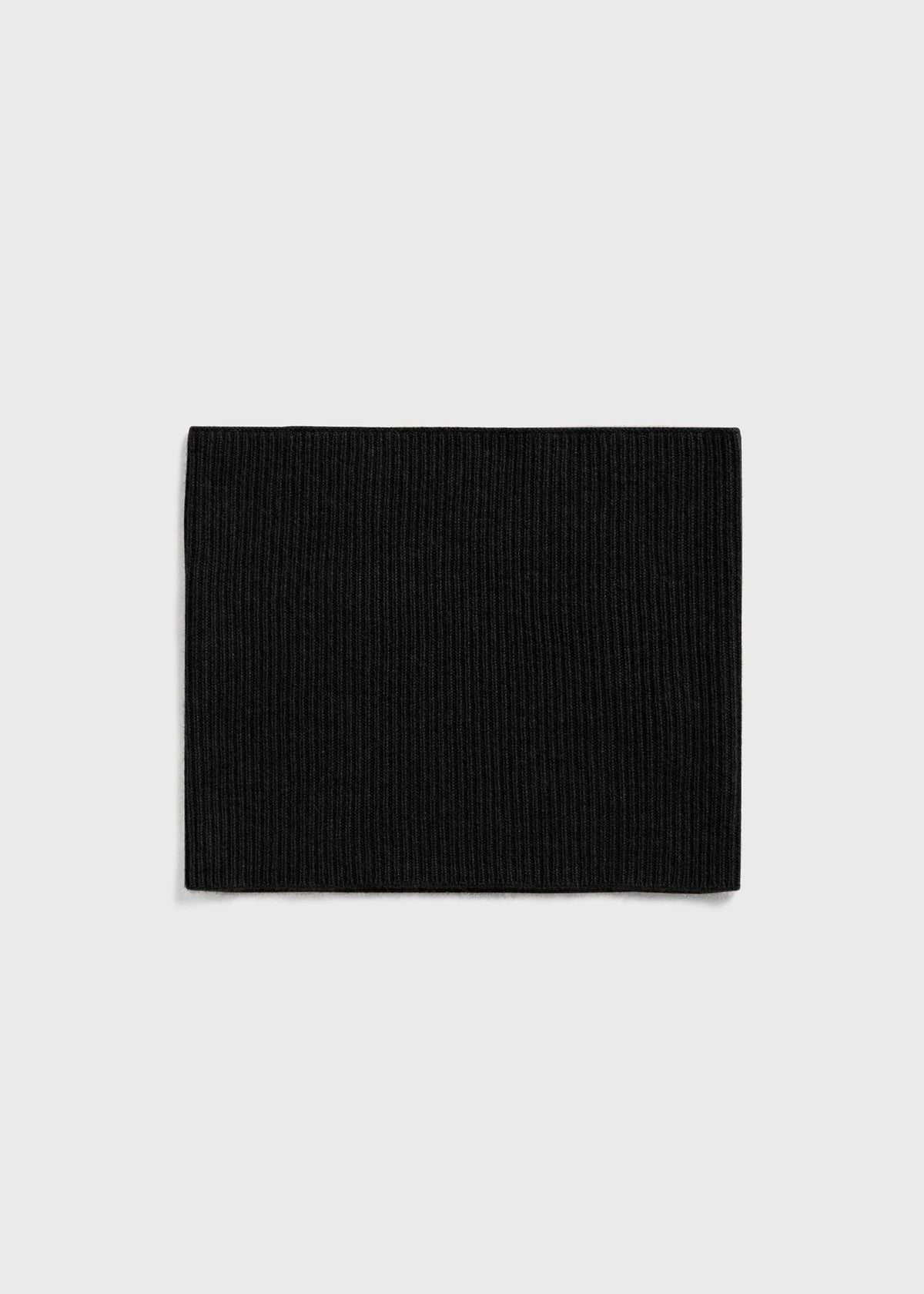 Cashmere neck warmer black